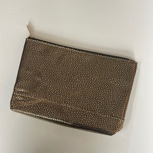 🆕 TARTE Gold & Black Large Cosmetics Bag